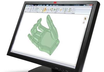 Сенсорная панель монитора 3M Display M2256PW поддерживает ввод десятью пальцами